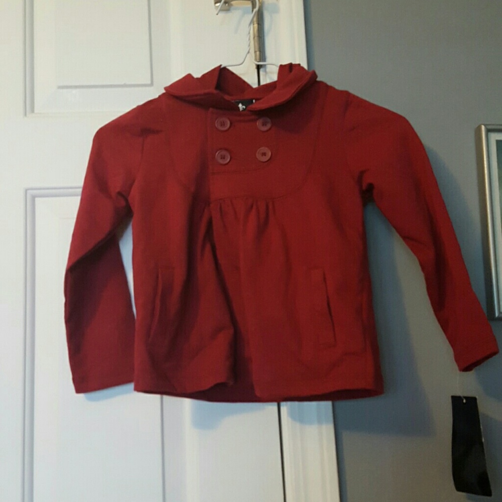 NWT button up hoodie